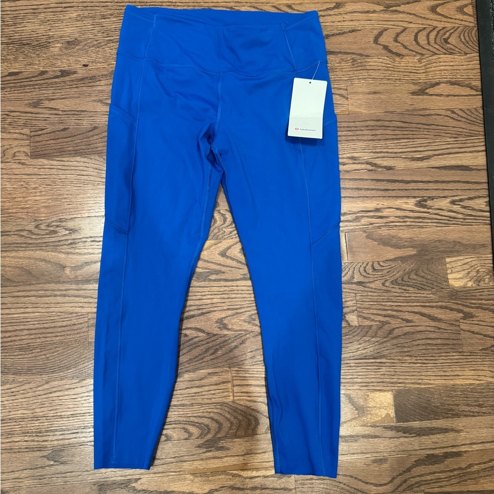 Lululemon Vibrant Blue Leggings size 12